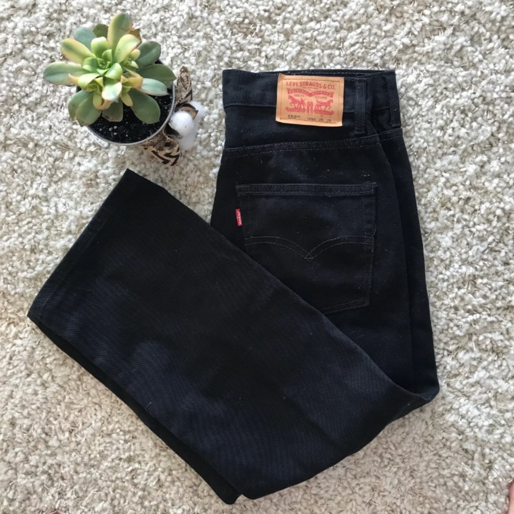 Black Levi Strauss 550 Jeans